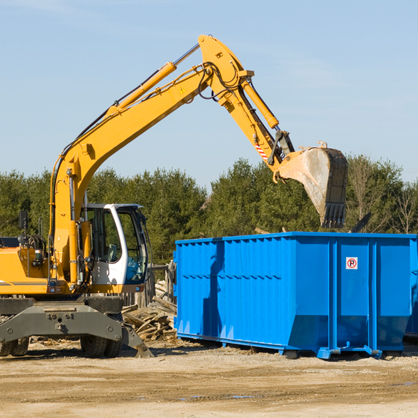 can i rent a residential dumpster for a construction project in Big Cabin OK